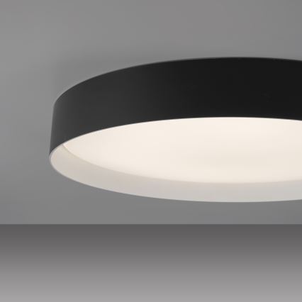 Schöner Wohnen 14595-18 - Plafonieră LED dimabilă TAVOLI LED/34W/230V 2700-6500K Ø 49 cm, neagră + telecomandă