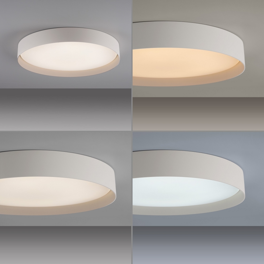 Schöner Wohnen 14595-39 - Plafonieră LED dimabilă TAVOLI LED/34W/230V 2700-6500K diam. 49 cm gri + telecomandă