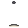 Schöner Wohnen 14606-18 - Lampă suspendată pe cablu LENTE, LED dimabil, 17W/230V, diametru 40 cm, negru