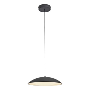 Schöner Wohnen 14606-18 - Lampă suspendată pe cablu LENTE, LED dimabil, 17W/230V, diametru 40 cm, negru