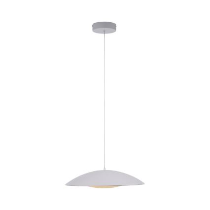 Schöner Wohnen 14607-16 - LENTE - lampă suspendată LED reglabilă pe cablu, 23W/230V, Ø 50 cm, albă