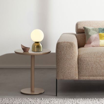 Schöner Wohnen 19218-12 - Lampă de birou LED RUDI reîncărcabilă, tactilă și reglabilă LED/1,2W/5V 3000-6000K 1200 mAh auriu