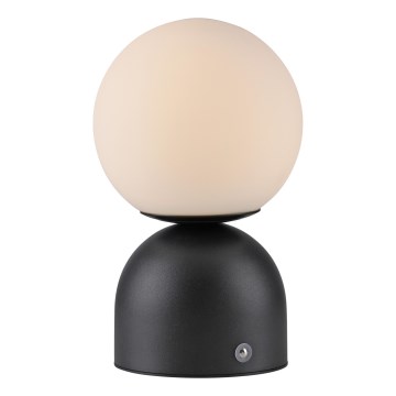 Schöner Wohnen 19218-18 - Lampă de birou LED RUDI, tactilă, cu reglare a intensității, reîncărcabilă LED/1,2W/5V 3000-6000K 1200 mAh neagră