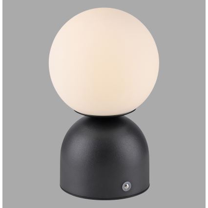 Schöner Wohnen 19218-18 - Lampă de birou LED RUDI, tactilă, cu reglare a intensității, reîncărcabilă LED/1,2W/5V 3000-6000K 1200 mAh neagră