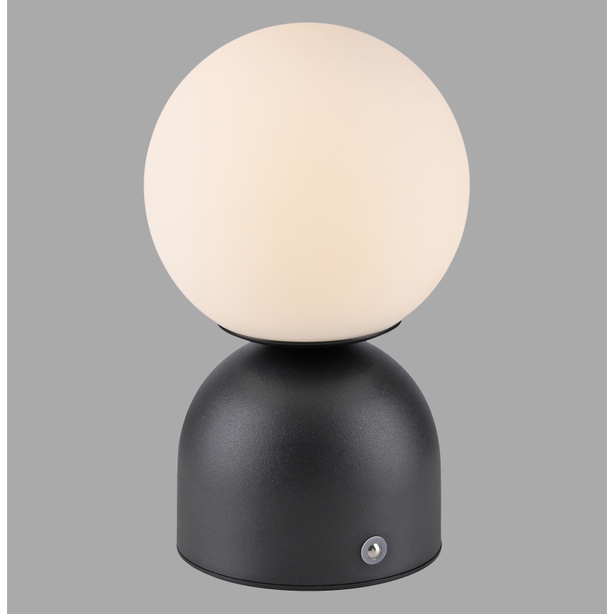 Schöner Wohnen 19218-18 - Lampă de birou LED RUDI, tactilă, cu reglare a intensității, reîncărcabilă LED/1,2W/5V 3000-6000K 1200 mAh neagră