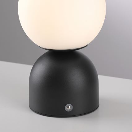 Schöner Wohnen 19218-18 - Lampă de birou LED RUDI, tactilă, cu reglare a intensității, reîncărcabilă LED/1,2W/5V 3000-6000K 1200 mAh neagră