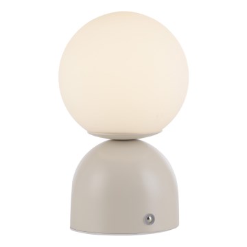 Schöner Wohnen 19218-39 - Lampă de masă LED RUDI, tactilă, reglabilă și încărcabilă, LED/1,2W/5V 3000-6000K 1200 mAh gri