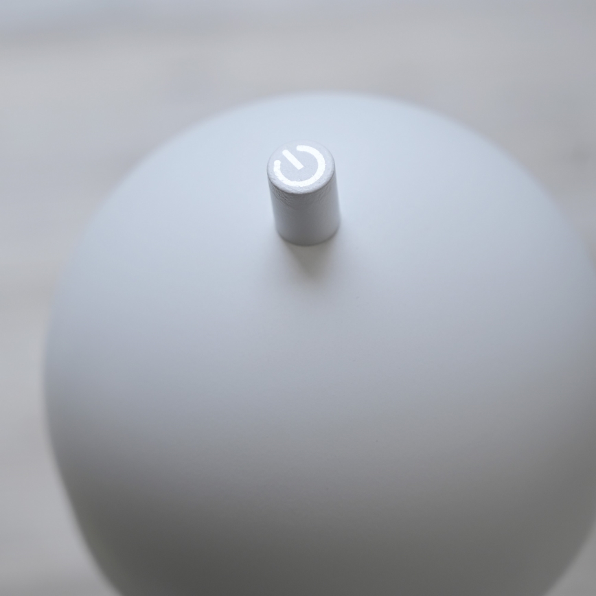 Schöner Wohnen 19244-16 - Lampă de masă LED reîncărcabilă, reglabilă, cu comandă tactilă BELLIS LED/2,5W/5V 2600 mAh IP54 albă