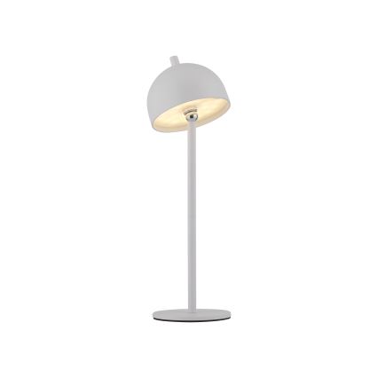 Schöner Wohnen 19244-16 - Lampă de masă LED reîncărcabilă, reglabilă, cu comandă tactilă BELLIS LED/2,5W/5V 2600 mAh IP54 albă