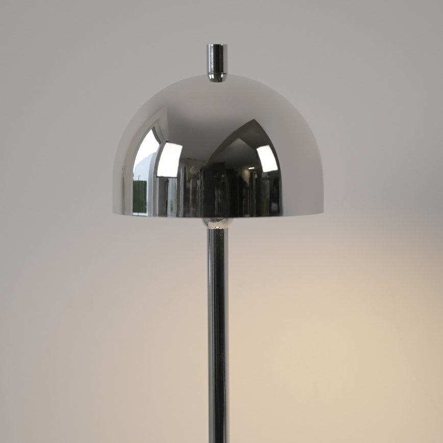 Schöner Wohnen 19244-17 - Lampă de masă de exterior reîncărcabilă BELLIS, LED dimabilă cu control tactil, 2,5W/5V, 2600 mAh, IP54, crom lucios