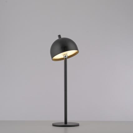 Schöner Wohnen 19244-18 - Lampă de masă LED reîncărcabilă pentru exterior BELLIS, dimabilă, cu control tactil, LED/2,5W/5V, 2600 mAh, IP54, negru