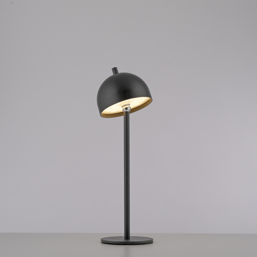 Schöner Wohnen 19244-18 - Lampă de masă LED reîncărcabilă pentru exterior BELLIS, dimabilă, cu control tactil, LED/2,5W/5V, 2600 mAh, IP54, negru