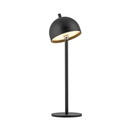 Schöner Wohnen 19244-18 - Lampă de masă LED reîncărcabilă pentru exterior BELLIS, dimabilă, cu control tactil, LED/2,5W/5V, 2600 mAh, IP54, negru