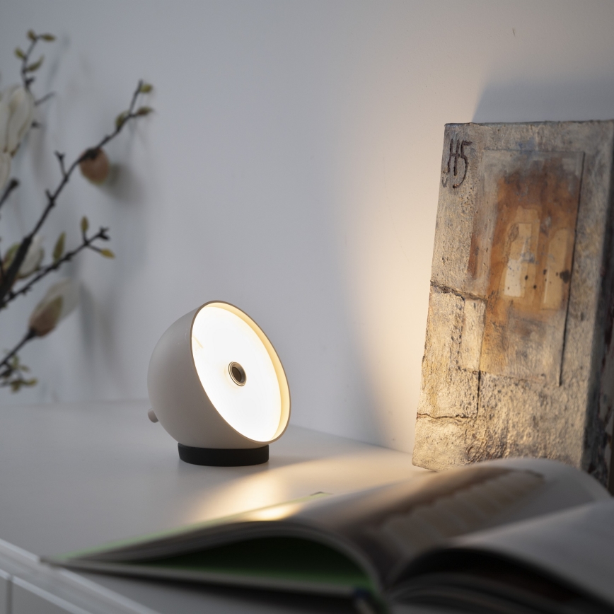 Schöner Wohnen BELLIS 19244-39 - Lampă de masă LED pentru exterior, reglabilă în intensitate, cu control tactil, reîncărcabilă, LED 2,5 W/5 V, 2600 mAh, IP54, gri