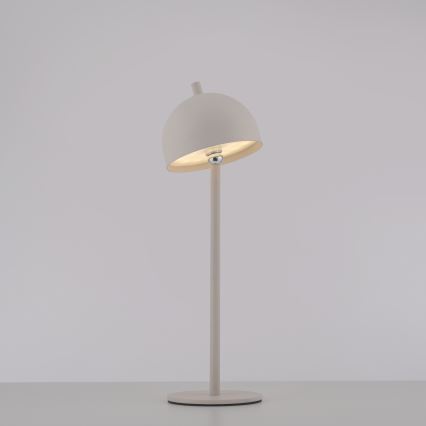 Schöner Wohnen BELLIS 19244-39 - Lampă de masă LED pentru exterior, reglabilă în intensitate, cu control tactil, reîncărcabilă, LED 2,5 W/5 V, 2600 mAh, IP54, gri