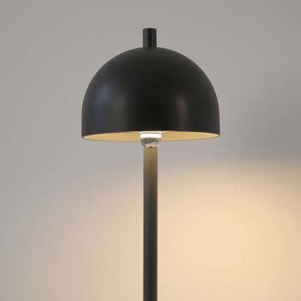 Schöner Wohnen 19245-18 - Lampă de podea LED reîncărcabilă, reglabilă, cu control tactil pentru exterior BELLIS, LED/2,5W/5V 2600 mAh IP54, negru