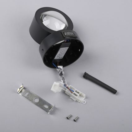 Schöner Wohnen 19331-18 - Aplică LED de perete CHIA 2xLED/2W/230V neagră