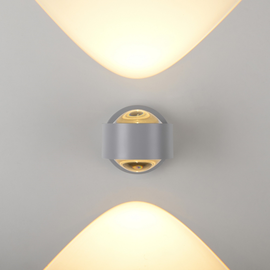 Schöner Wohnen 19331-21 - Aplica de perete LED CHIA 2xLED/2W/230V antracit