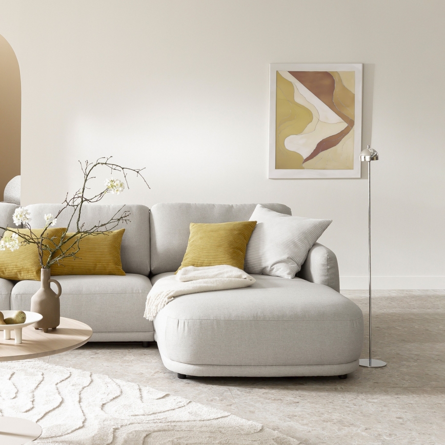 Schöner Wohnen 19245-17 - Lampadar reîncărcabil de exterior BELLIS, LED dimmabil, cu control tactil, 2,5W/5V, 2600 mAh, IP54, crom lucios