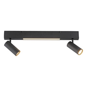 Schöner Wohnen DANTE 11793-18 - Spot LED 2xGU10/10W/230V + LED/7,2W, negru