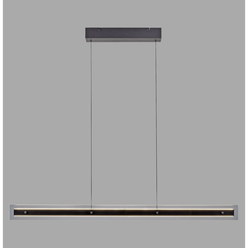 Schöner Wohnen 11316-18 - Lustră LED dimmabilă pe cablu LENA LED/32W/230V 105 cm neagră