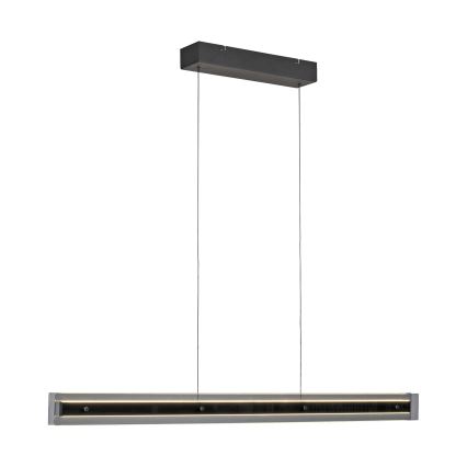 Schöner Wohnen 11316-18 - Lustră LED dimmabilă pe cablu LENA LED/32W/230V 105 cm neagră