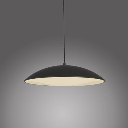 Schöner Wohnen 14606-18 - Lampă suspendată pe cablu LENTE, LED dimabil, 17W/230V, diametru 40 cm, negru