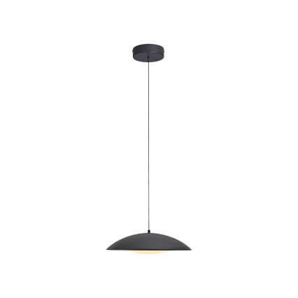 Schöner Wohnen 14606-18 - Lampă suspendată pe cablu LENTE, LED dimabil, 17W/230V, diametru 40 cm, negru