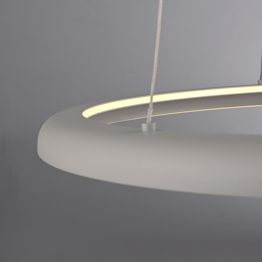 Schöner Wohnen QUILLO 15570-39 - Lustră LED dimabilă suspendată pe cablu, LED/36W/230V, Ø 60 cm, gri