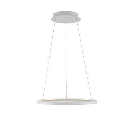 Schöner Wohnen 15570-16 - Lustră suspendată reglabilă pe cablu QUILLO LED/36W/230V Ø 60 cm, alb