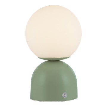 Schöner Wohnen RUDI 19218-43 - Lampă de birou LED tactilă, reîncărcabilă, cu intensitate reglabilă LED/1,2W/5V 3000-6000K 1200 mAh verde