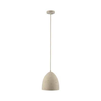 Schöner Wohnen TRAVENTA 12540-42 - Pendul cu cablu, 1xE27/40W/230V, Ø 21 cm, beton