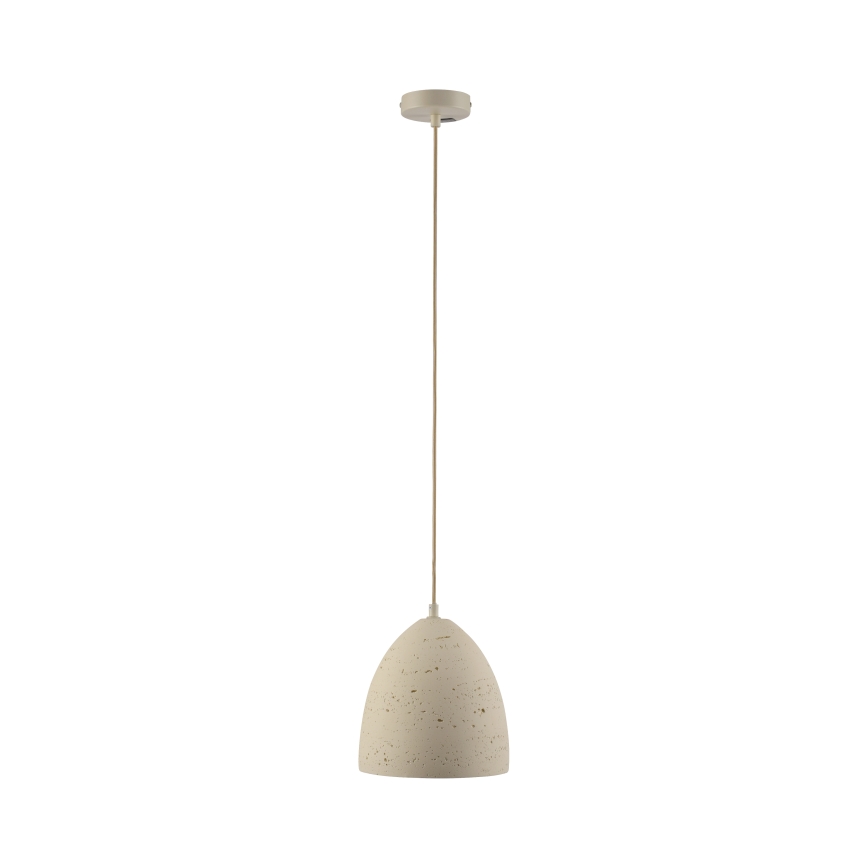 Schöner Wohnen TRAVENTA 12540-42 - Pendul cu cablu, 1xE27/40W/230V, Ø 21 cm, beton