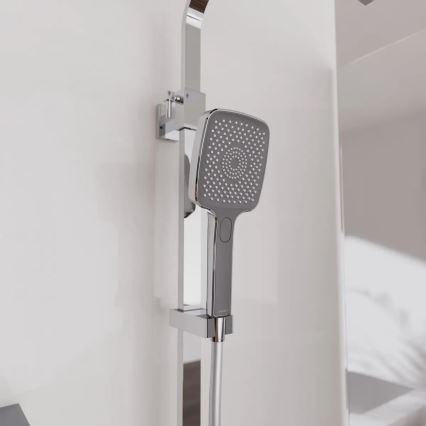 Schütte 60531 - Set de duș OCEAN cu baterie termostatată, crom lucios/antracit