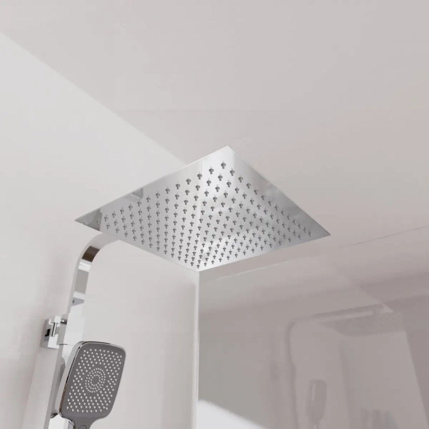 Schütte 60531 - Set de duș OCEAN cu baterie termostatată, crom lucios/antracit