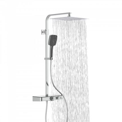 Schütte 60531 - Set de duș OCEAN cu baterie termostatată, crom lucios/antracit