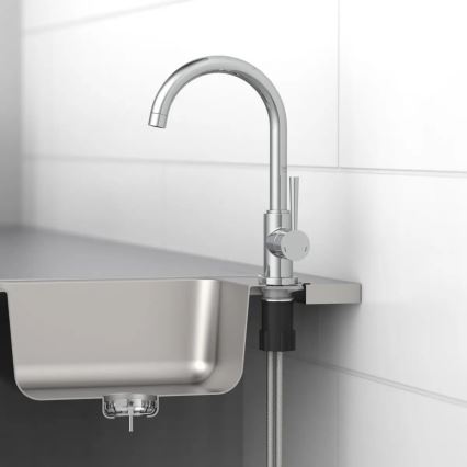 Schütte 79116 - Baterie pentru chiuvetă CORNWALL, crom lucios