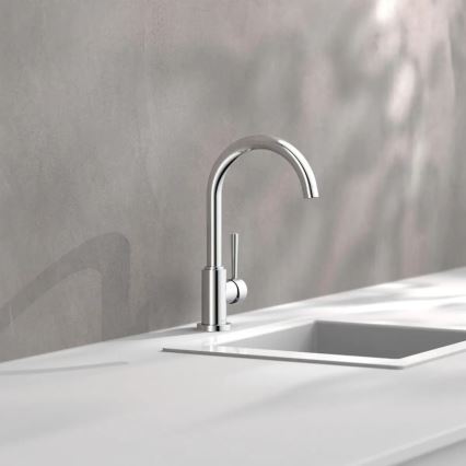 Schütte 79119 - Baterie pentru chiuvetă CORNWALL, crom lucios