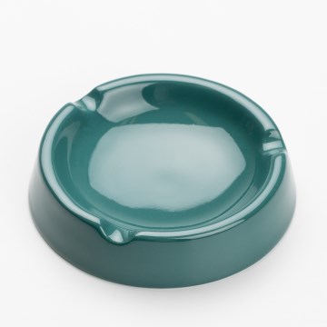 Scrumieră ceramică 13 cm turcoaz
