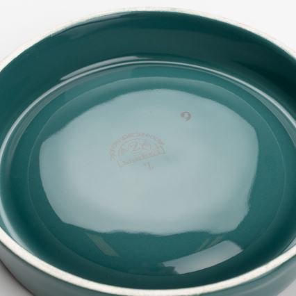 Scrumieră ceramică 13 cm turcoaz