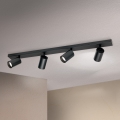 SEAN - Corp de iluminat tip spot, 4 x GU10, 13W, 230V, negru