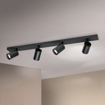 SEAN - Corp de iluminat tip spot, 4 x GU10, 13W, 230V, negru