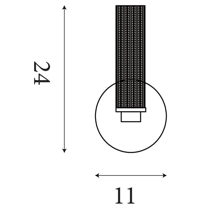 Searchlight - Aplică de baie LED cu intensitate reglabilă ABERDEEN LED/7W/230V IP44 alamă