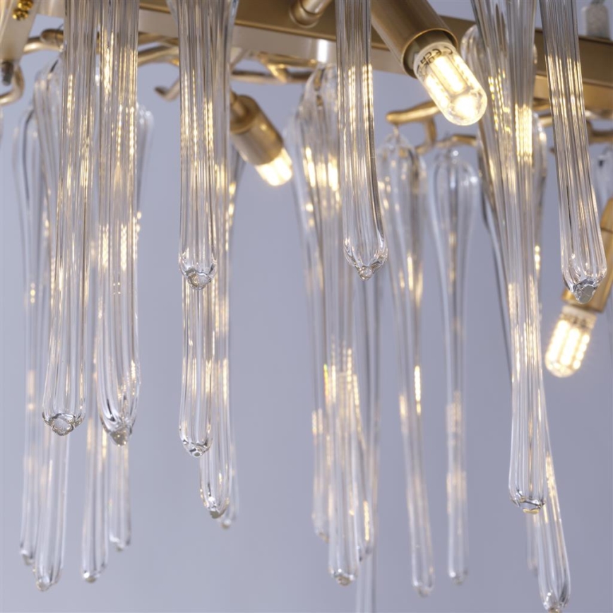 Searchlight HERITAGE - candelabru suspendat pe cablu, 10xG9/33W/230V