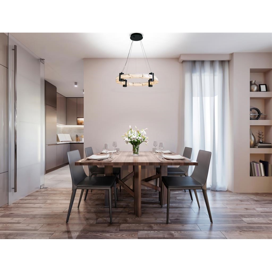 Searchlight - Lustră LED suspendată pe cablu MOONBEAM LED/29W/230V