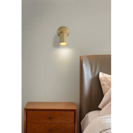 Searchlight - Aplica de perete LED dimabilă reîncărcabilă CONE LED/1,5W/5V aurie