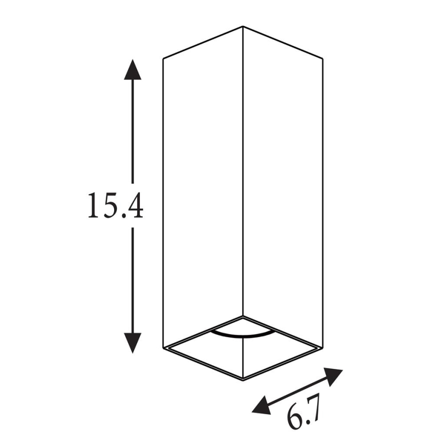 Searchlight - Aplică de perete DON 2xGU10/10W/230V albă