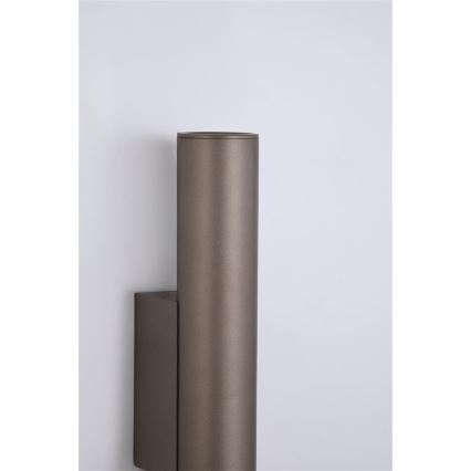 Searchlight - Aplică de perete BEACON 2xGU10/10W/230V, maro