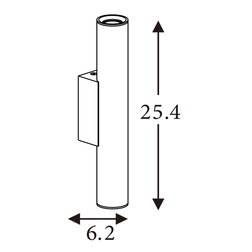 Searchlight - Aplică de perete BEACON 2xGU10/10W/230V, maro