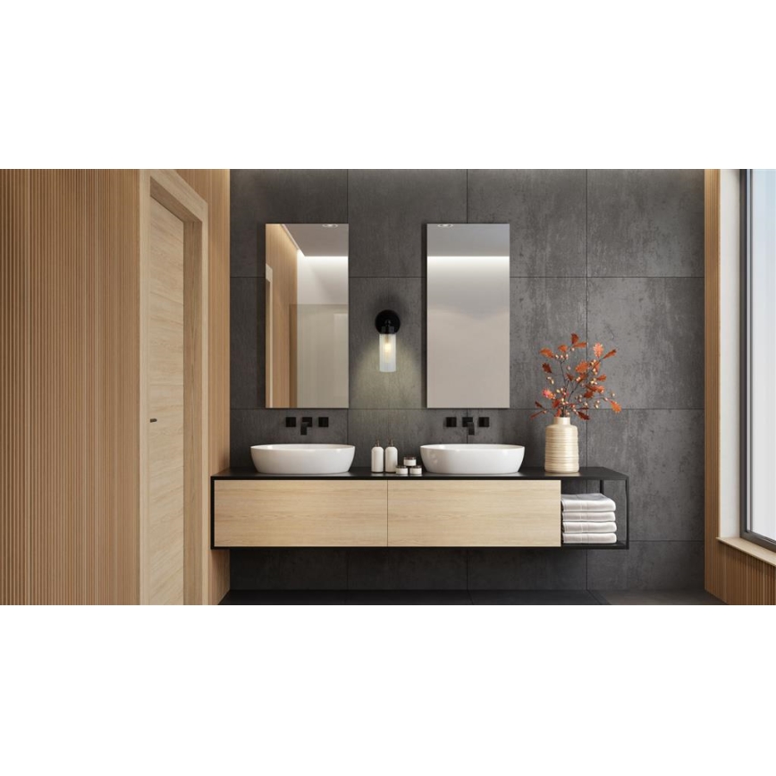 Searchlight - Aplică de perete IMPERIAL 1xG9/7W/230V neagră